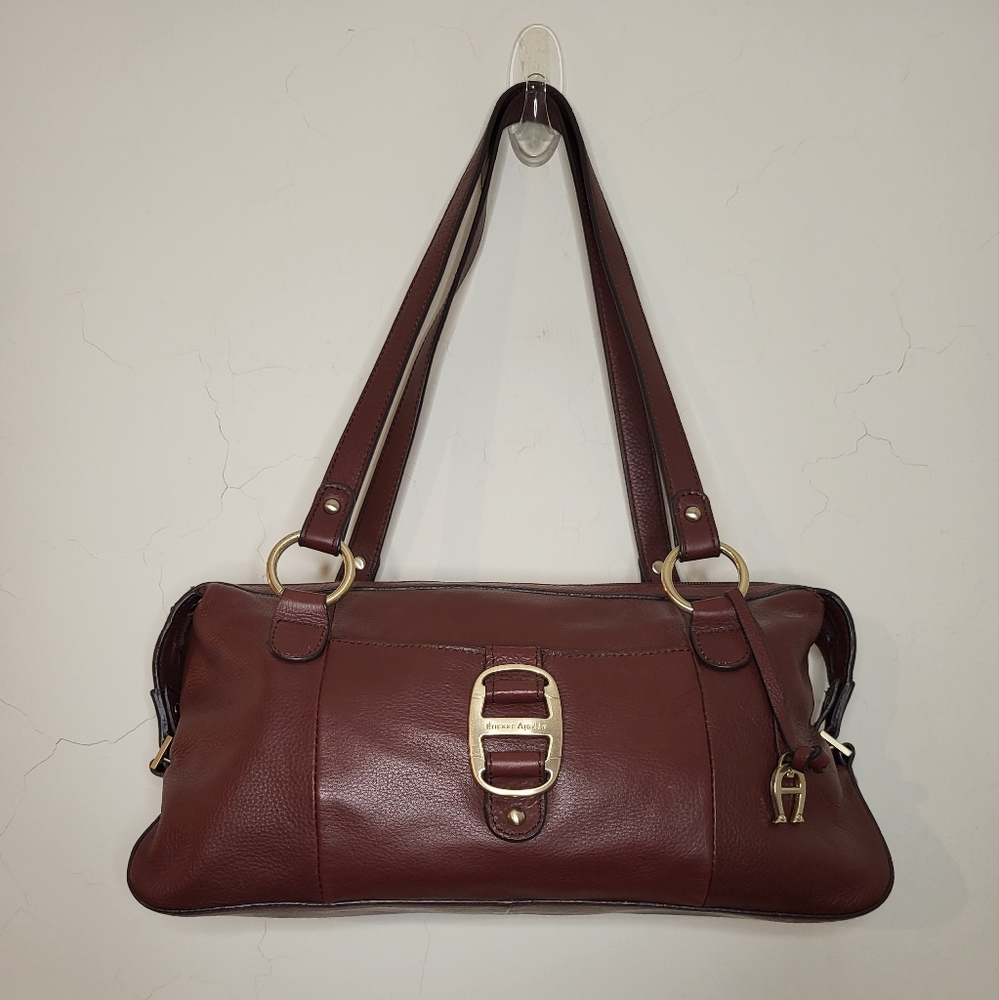 Vintage Etienne Aigner Leather Shoulder Bag - Picture 15 of 16